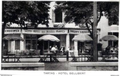 D40 - TARTAS - GRAND HOTEL DES ALLEES GELIBERT + PUB au verso