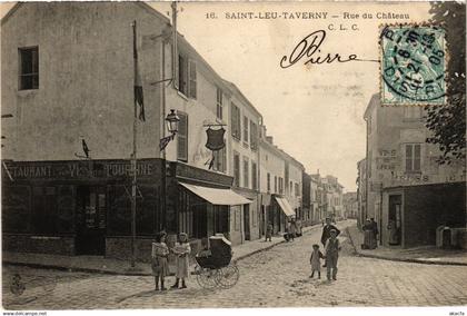 CPA St-Leu-Taverny Rue du Chateau (1391632)