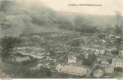 Carte Postale Ancienne - 68 - Thann - Thann et Vieux Thann - Vue Générale - CPA - Voir Scans Recto-Verso - Poscard - Car