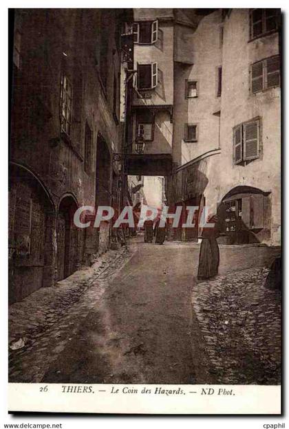 Thiers - Le Coin des Harzards - CPA