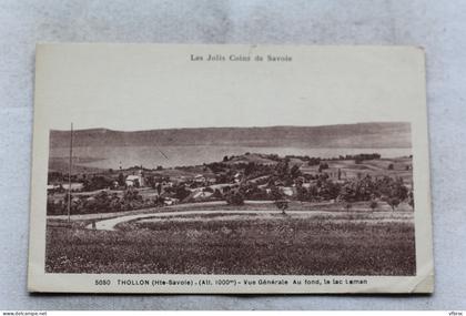 AC451/3, Thollon, vue générale, au fond le lac Léman, Haute Savoie 74