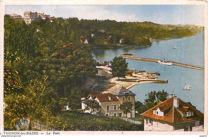 CPA Thonon les Bains Le Port
