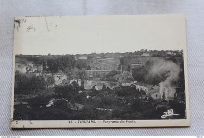Thouars, panorama des ponts, Deux Sèvres 79