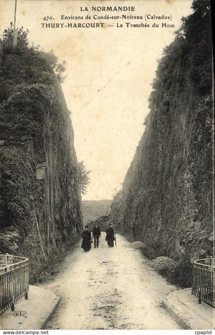CPA Environs De Conde Sur Noireau Thury Harcourt La Tranchee Du Hom