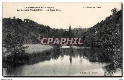 CPA Thury Harcourt Les bords de l'orne La roche Bunel