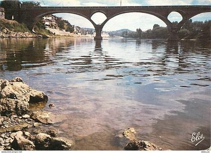Carte Postale - 47 - Tonneins - Le pont sur la Garonne - Flamme Postale de Tonneins - CPM - Voir Scans Recto-Verso - Pos