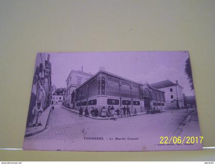 TONNERRE (YONNE) LE MARCHE COUVERT.