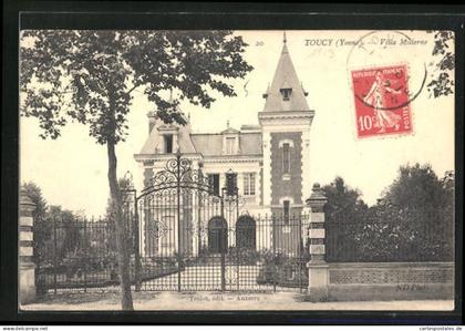 CPA Toucy, Villa Moderne