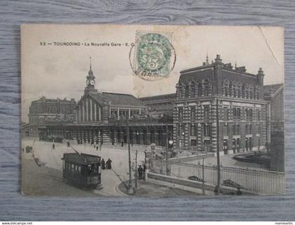 CPA Tourcoing (59) la nouvelle gare