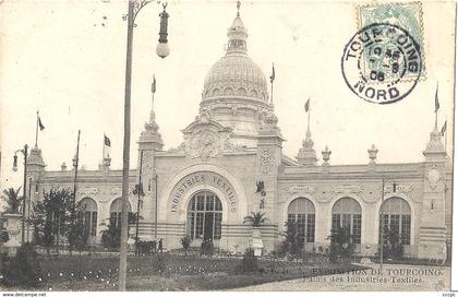 CPA Tourcoing Palais des Industries Textiles