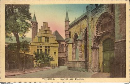 CPA Tournay Marche Aux Potereis