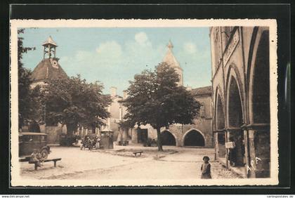 CPA Tournon-d'Agenais, la Place