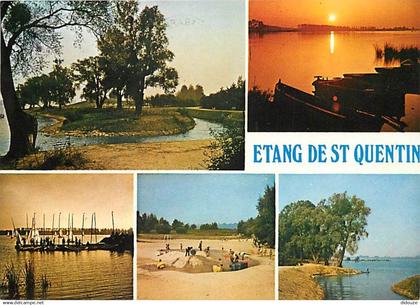 78 - Trappes - Etang de Saint Qunetin - Multivues - CPM - Flamme Postale de Trappes - Voir Scans Recto-Verso