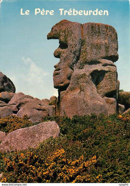 CPM Couleurs de Bretagne La Cote de Granit Rose Trebeurden Le rocher du pere Trebeurden