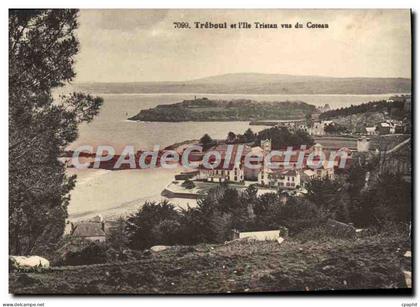 CPA Treboul Et I'Ile Tristan Vus Du Coteau