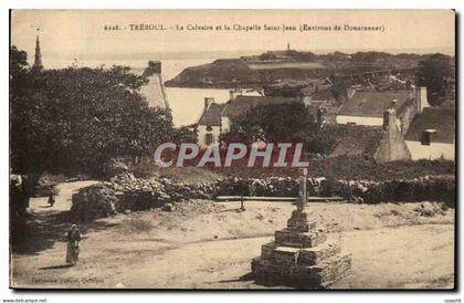 Treboul - Le Calvaire et la Chapelle Saint Jean - Environs de Douarnenar - CPA