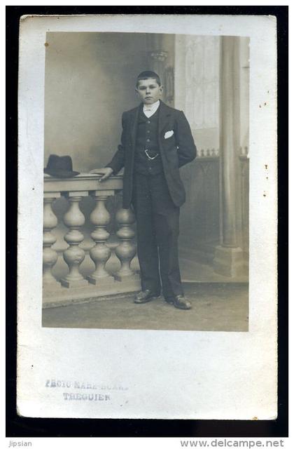 cpa carte photo du 22 Tréguier photographe Mahé Huard  Tréguier  GUI3