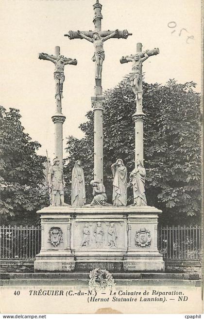 CPA Treguier C du N Le Calvaire de Reparation