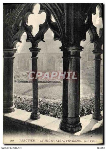CPA Treguier Le Cloitre Croisillons