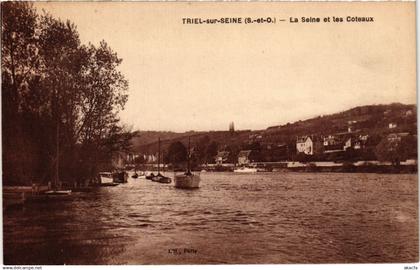 CPA TRIEL-sur-SEINE - La SEINE et les Coteaux (353650)