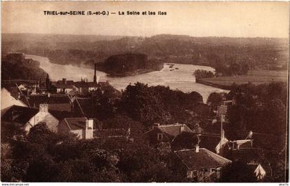 CPA TRIEL-sur-SEINE - La SEINE et les iles (353079)