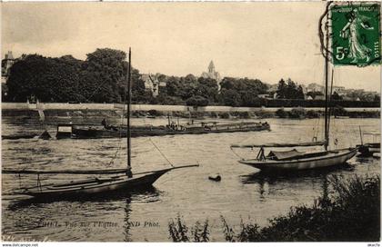 CPA TRIEL-sur-SEINE Vue sur l'Eglise (1384967)
