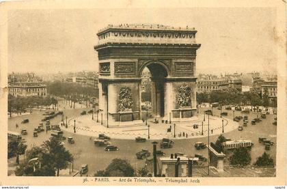 CPA Paris Arc de Triomphe
