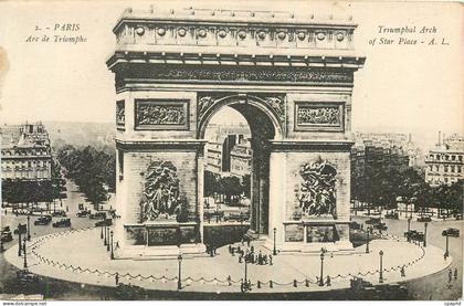 CPA Paris Arc de Triomphe