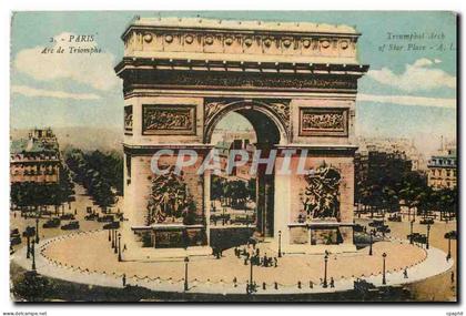 CPA Paris Arc de Triomphe