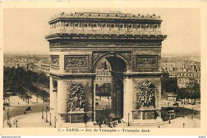 CPA Paris Arc de Triomphe