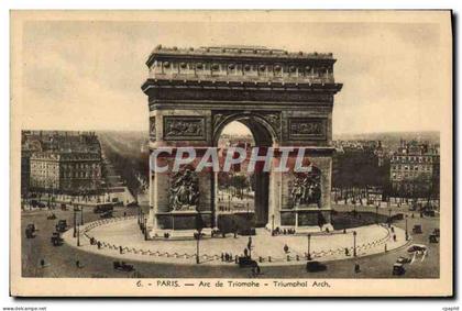 CPA Paris Arc de Triomphe