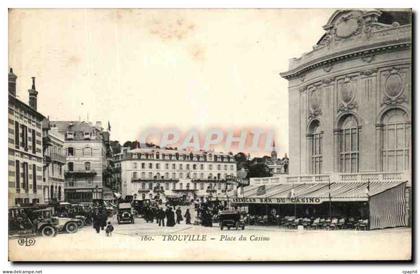 CPA Trouville Place du Casino American Bar du casino