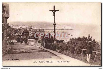CPA Trouville Vue generale