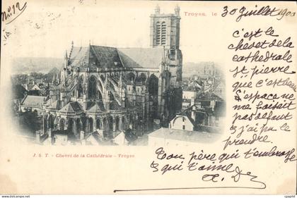 CPA Troyes Chevet de la Cathedrale Troyes