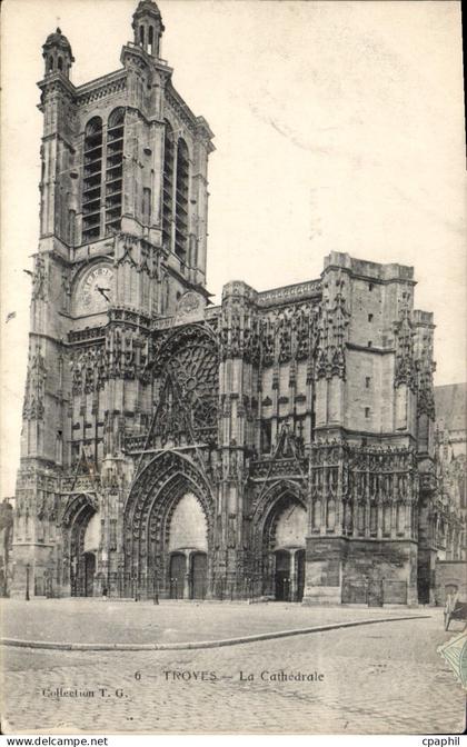 CPA Troyes La Cathedrale