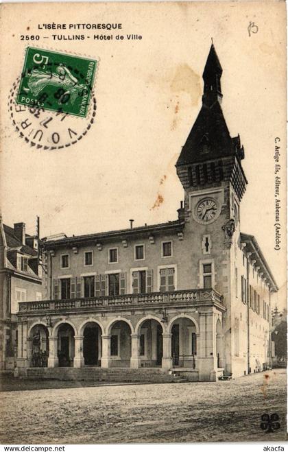 CPA TULLINS - Hotel de Ville (653085)