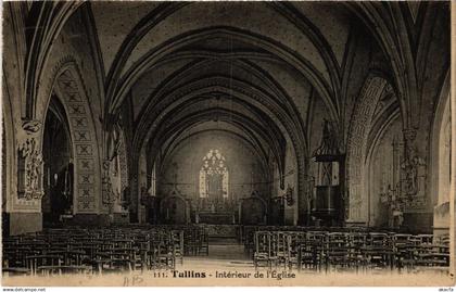 CPA TULLINS - Intérieur de l'Église (653043)