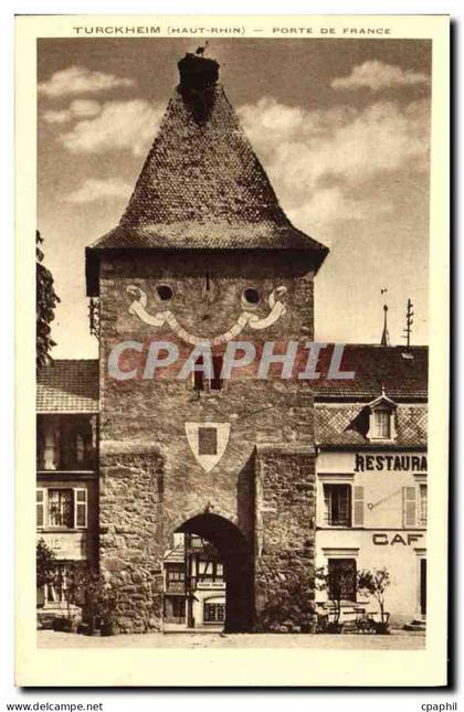 CPA Turckheim Haut Rhin Porte de France