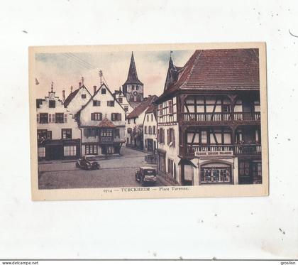 TURCKHEIM 0714 PLACE TURENNE (EGLISE ET HABITATIONS)