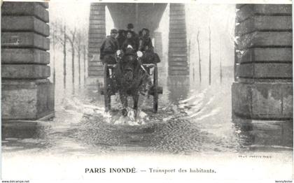 Paris Inonde - Transport des habitants