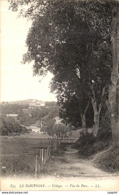 CPA Dauphine Uriage Vue du Parc