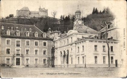 CPA Uriage Les Bains L Etablissement