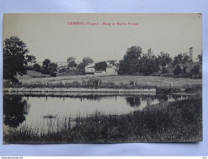CPA 88 VOSGES - URIMENIL - Etang et Moulin Farinez