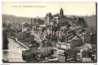 CPA Correze Uzerche Vue d Ensemble
