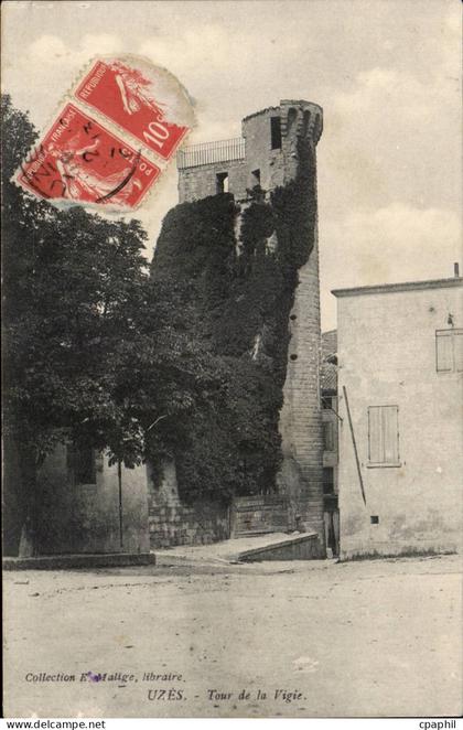 CPA Uzes Tour de la Vigie