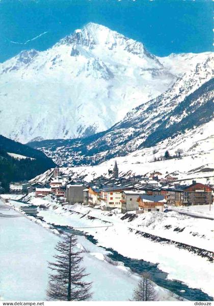Carte Postale - 73 - Val Cenis - Vue générale de Lanslebourg - Au fond la Dent Parrachée 3684 m - Carte Dentelée - CPSM