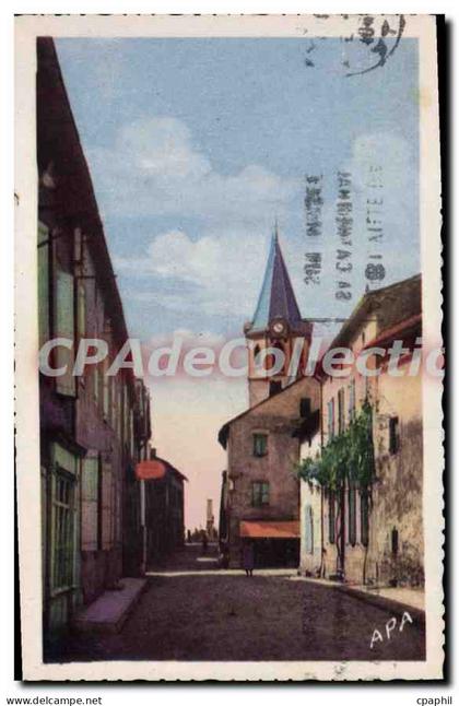 CPA Valence Rue Du Couvent Et Clocher