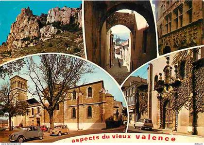 Carte Postale - 26 - Valence - Multivues - Automobiles - Vieilles pierres - Flamme Postale de Valence - CPM - Voir Scans