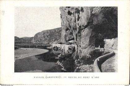 CPA Vallon Route du Pont d'Arc