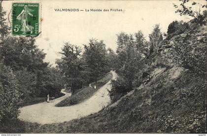 CPA Valmondois La Montee Des Friches